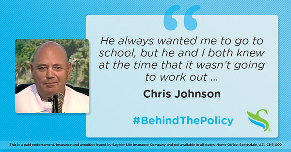 Chris Johnson's story quote